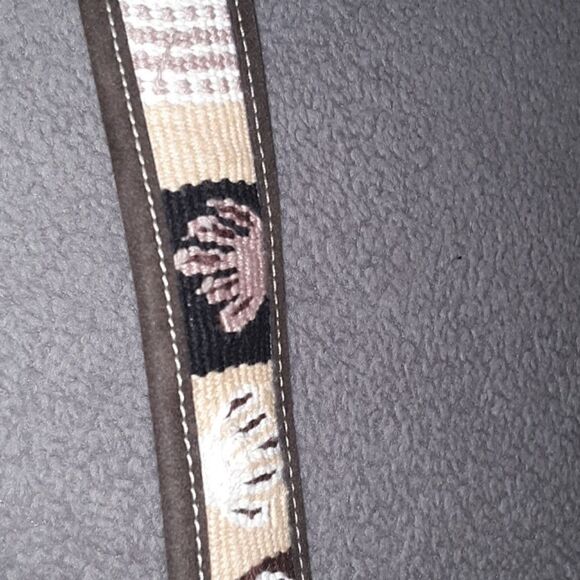 Tribal Boho Needlepoint Belt Size 34 main image 5
